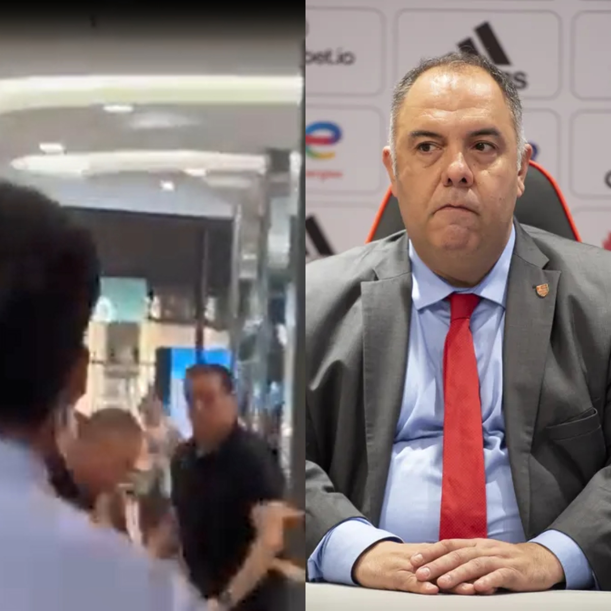  VÍDEO: Marcos Braz, vice-presidente do Flamengo, agride torcedor em shopping 