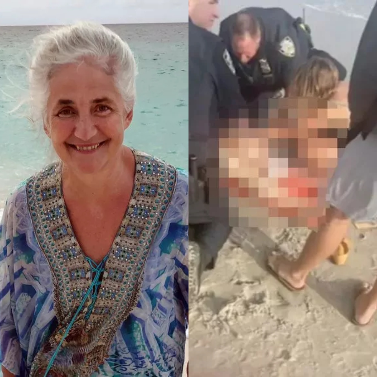  Idosa de 65 anos é mordida por tubarão-branco enquanto nadava em mar 