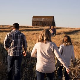 família no campo