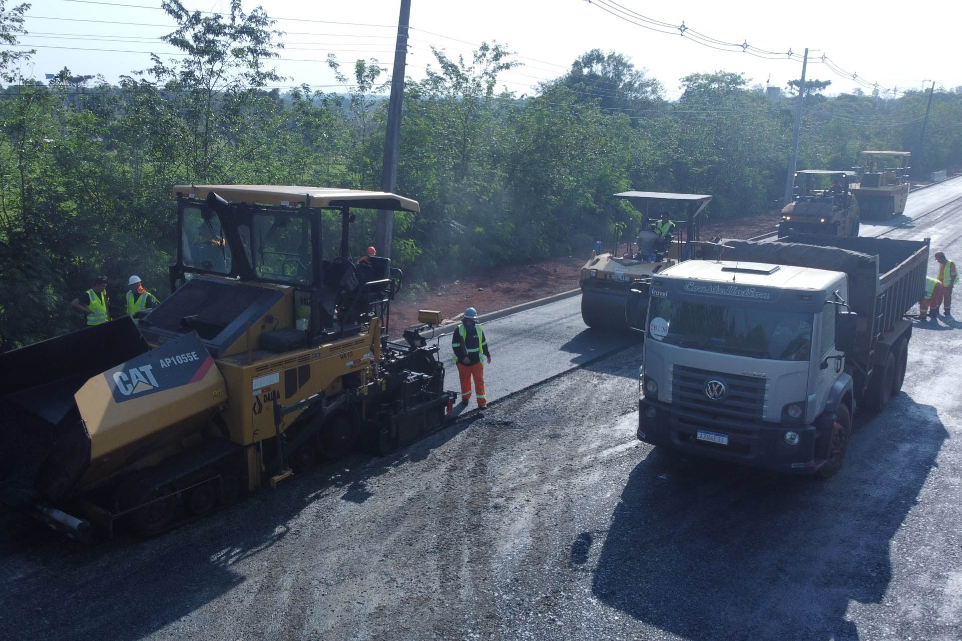  BR-469 terá desvio temporário nesta segunda-feira para duplicação da rodovia 