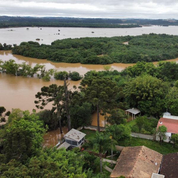 cheia rio iguaçu - enchente