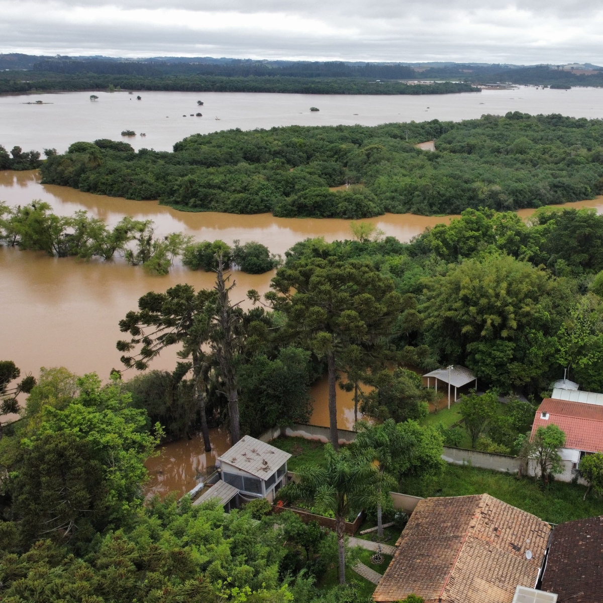  cheia rio iguaçu - enchente 