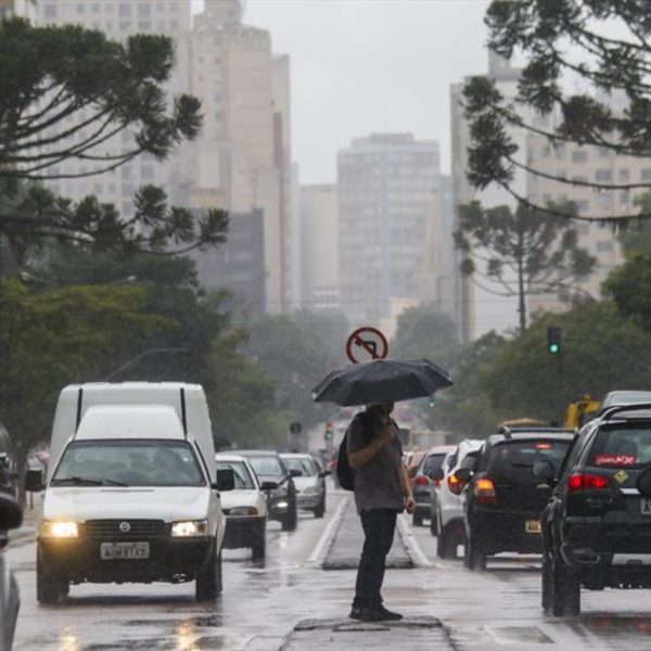 alerta laranja em curitiba