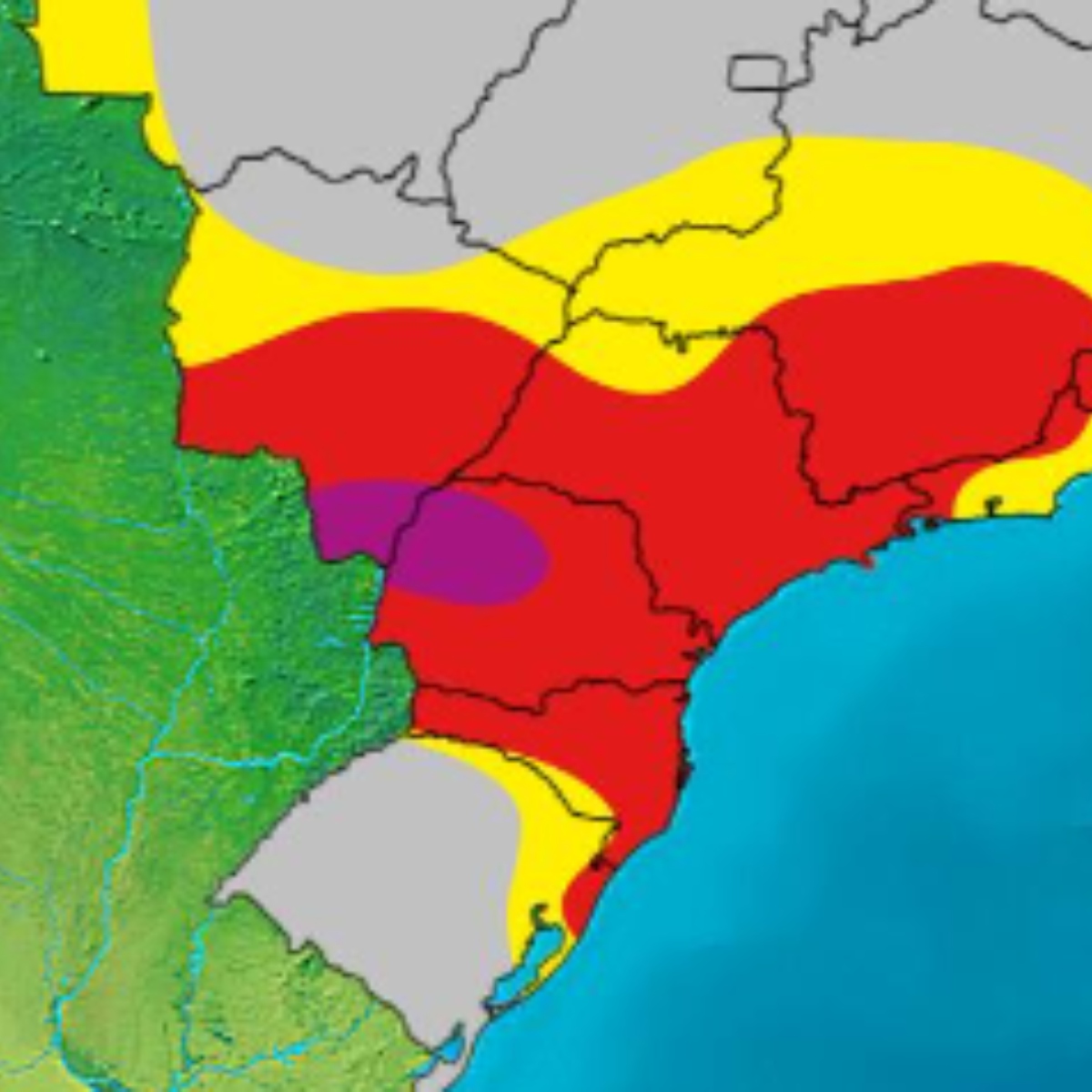  Ciclone no Sul do Brasil traz temporal e ventos de 80 km/h para o Paraná 