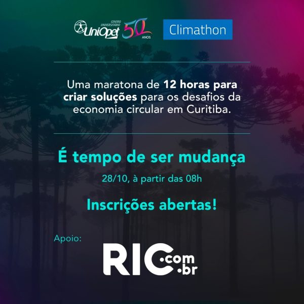 Climathon 2023 abordará soluções de combate às mudanças climáticas; veja data