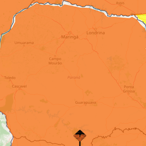 alerta laranja paraná