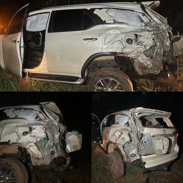 Deputado Gugu Bueno se envolve em acidente de com caminhão no Paraná