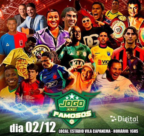 Curitiba recebe Jogo dos Famosos; veja estrelas do futebol e