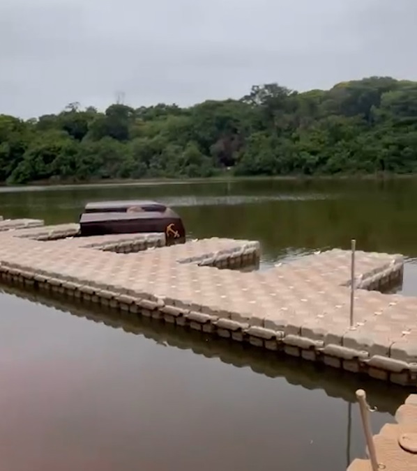  Jovens invadem Parque do Ingá e vandalizam pedalinhos do lago 2 