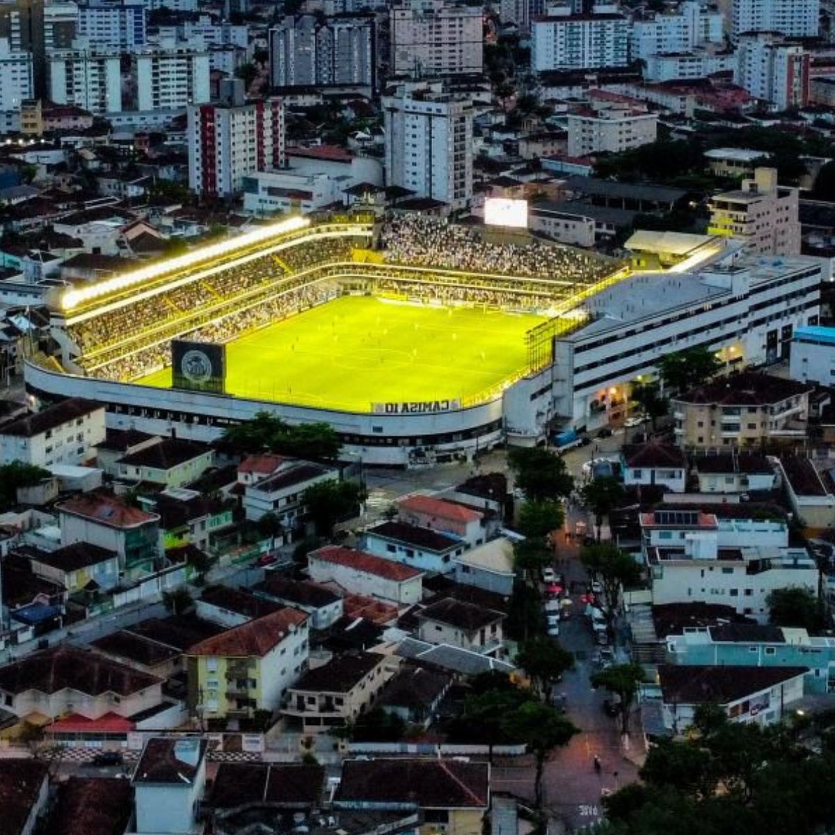  Vila Belmiro, estádio do Santos 
