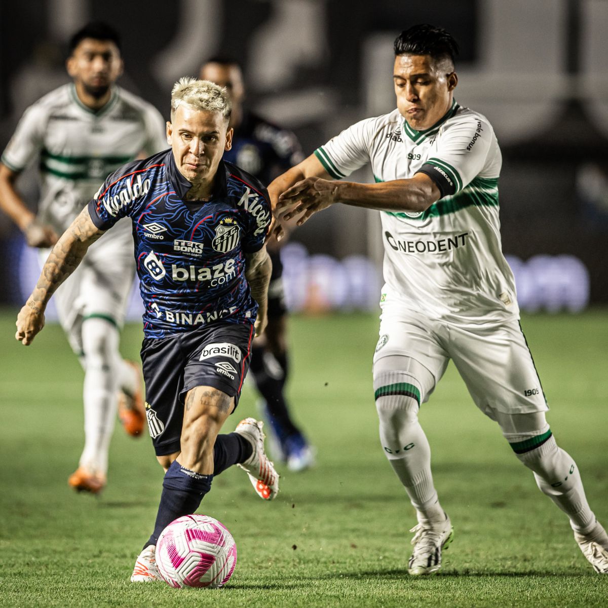  Sebastian Gómez em Santos x Coritiba 