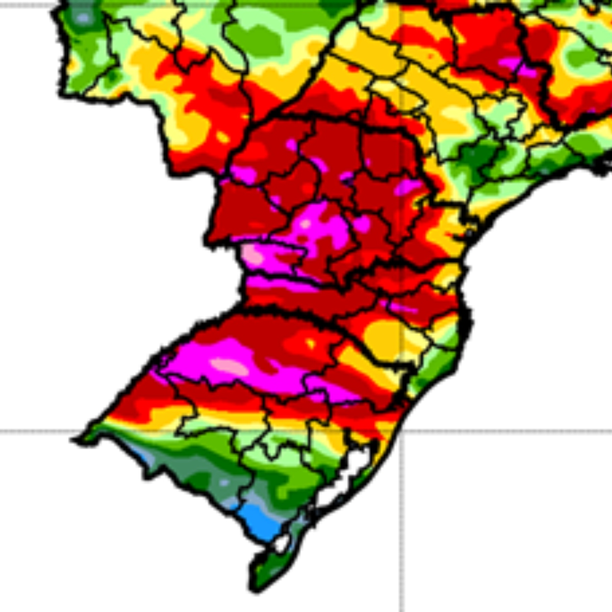  Temporal região sul 