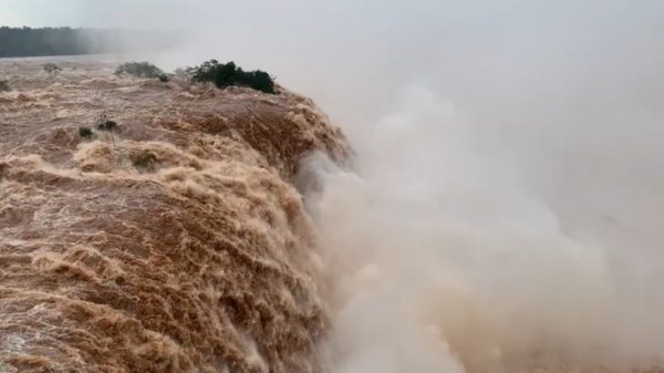 VÍDEO: Cataratas do Iguaçu alcançam a segunda maior vazão da história com 24 milhões l/s