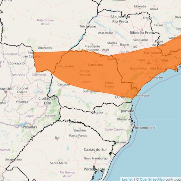 alerta laranja onda de calor paraná