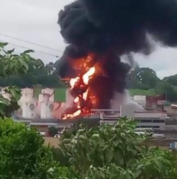 incendio chapecó empresa combustíveis