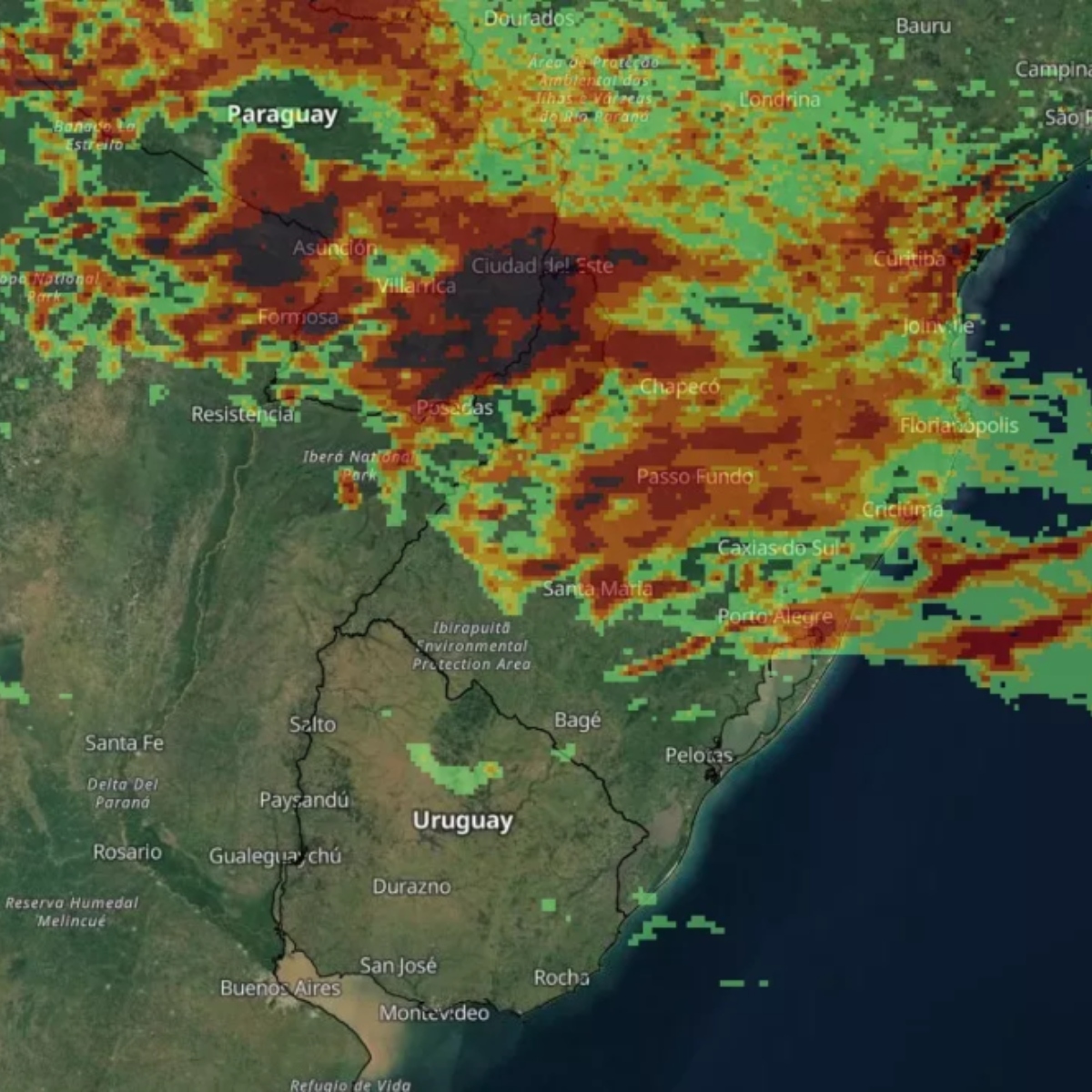  paraná sequencia de dias com risco de temporais 