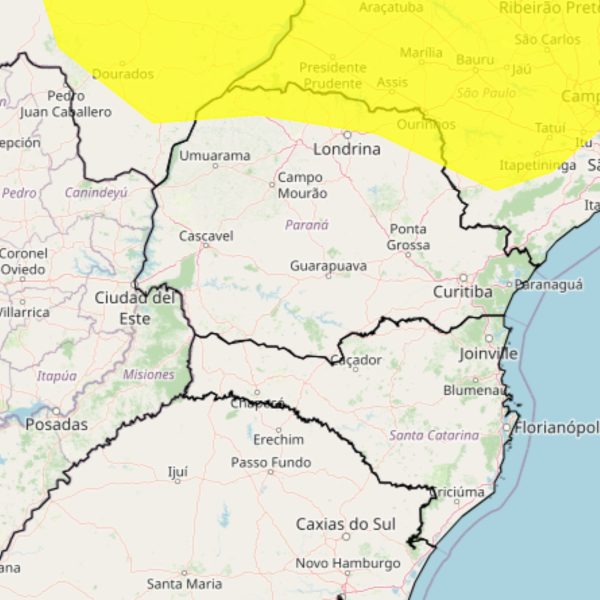 Alerta de baixa umidade no Paraná