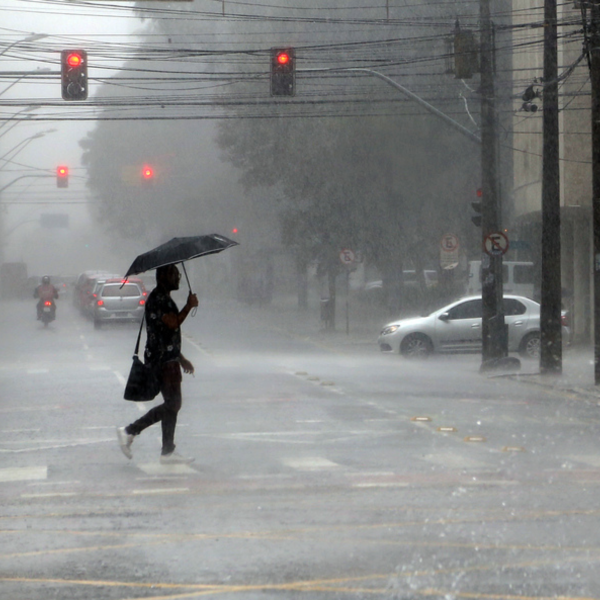 Chuva de Curitiba em novembro