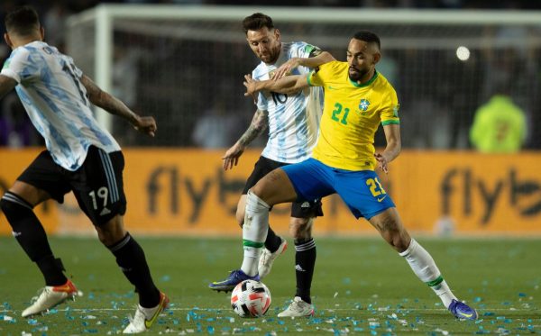 Messi em Argentina x Brasil