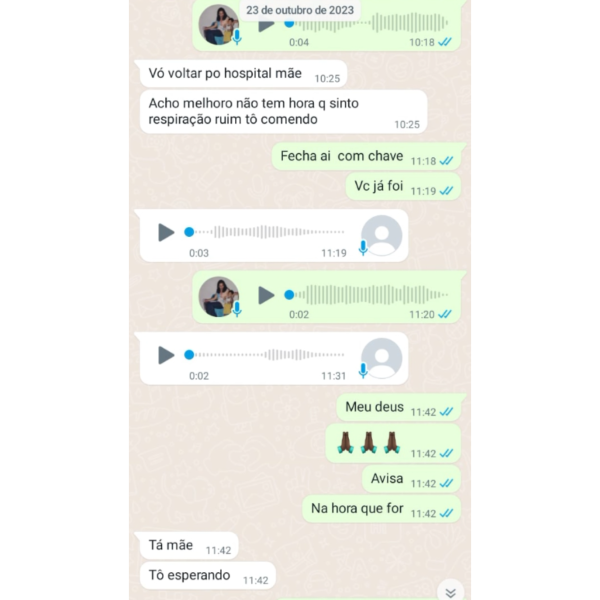 conversa mãe nycollas dias