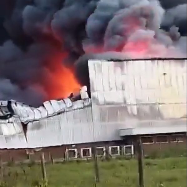 Incêndio de grandes proporções atinge fábrica da Cacau Show