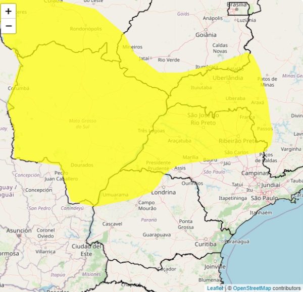 Inmet alerta para baixa umidade em parte do noroeste do Paraná; veja previsão 2