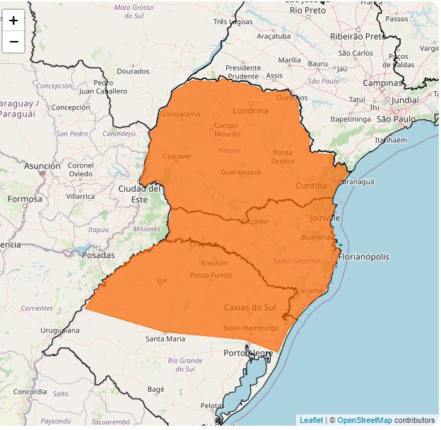  Perigo de tempestade: Paraná entra em alerta laranja nesta quarta (22); entenda 