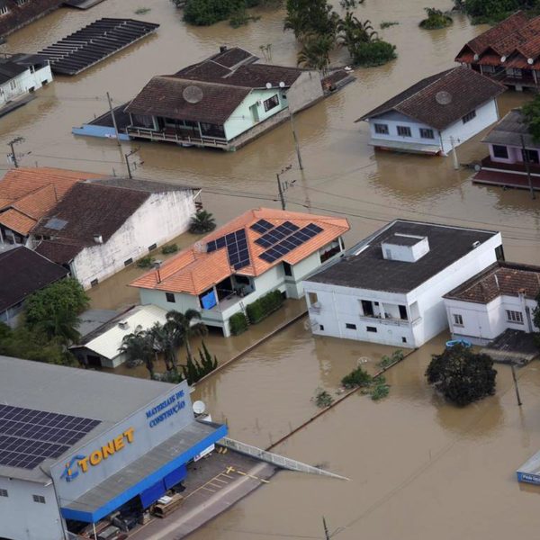 barragem taió risco inundações