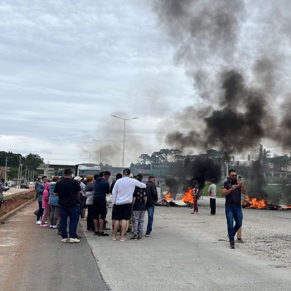 Protesto rodovia dos minérios