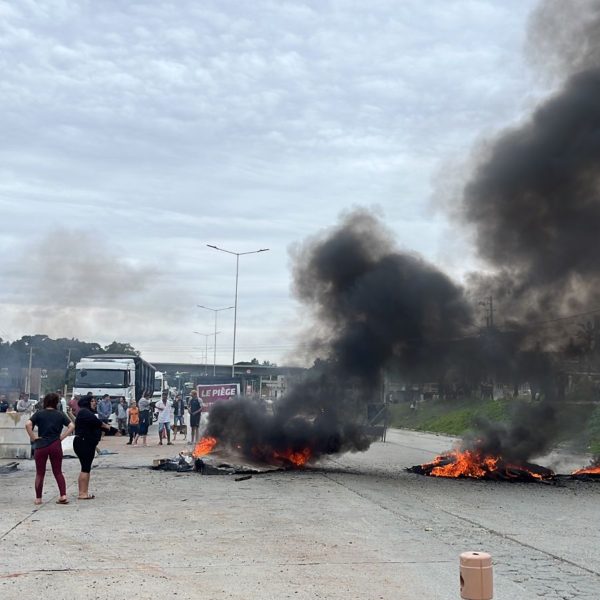 Protesto rodovia dos minérios