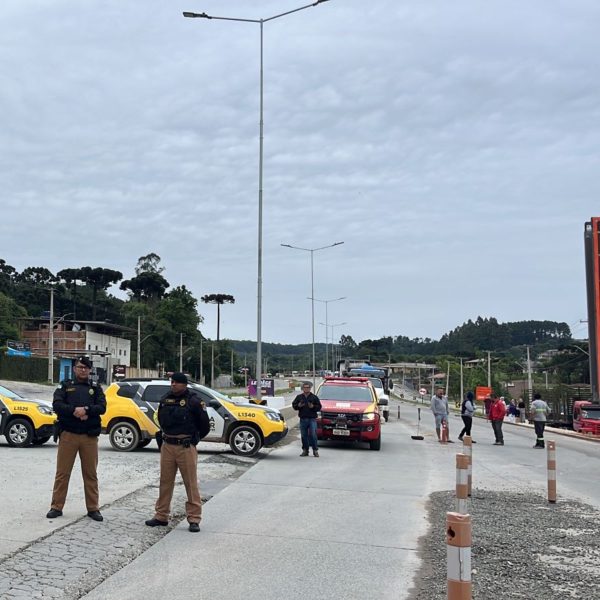 Protesto rodovia dos minérios