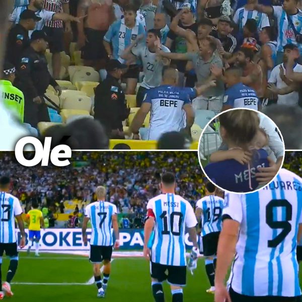 Diário olé mostra imagens da briga em Brasil x Argentina