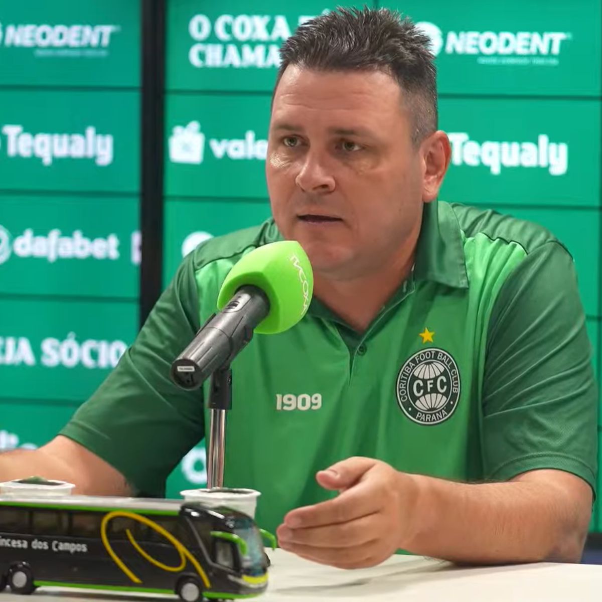  Técnico do Coritiba, Thiago Kosloski 