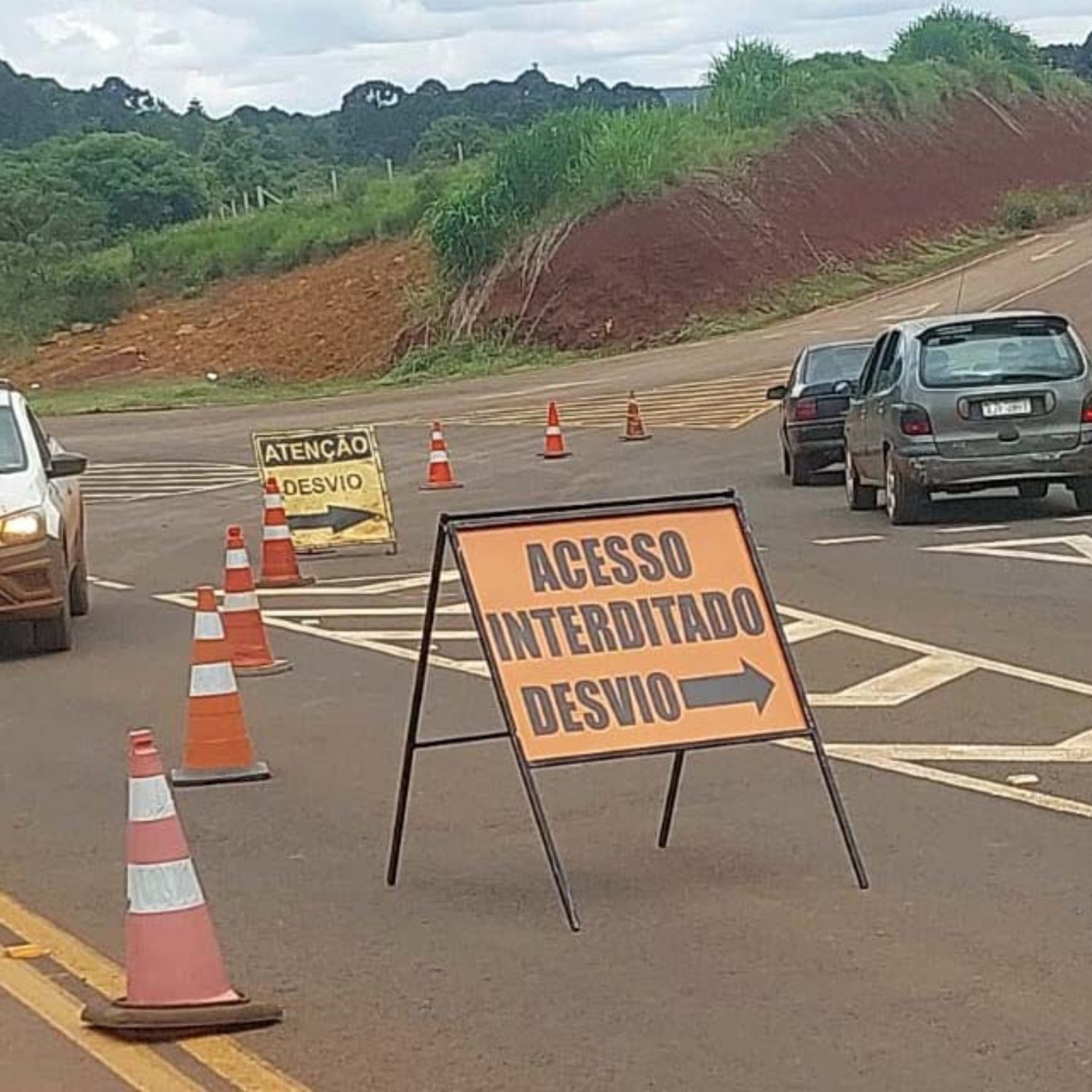  rodovias bloqueadas paraná - chuvas - temporal 