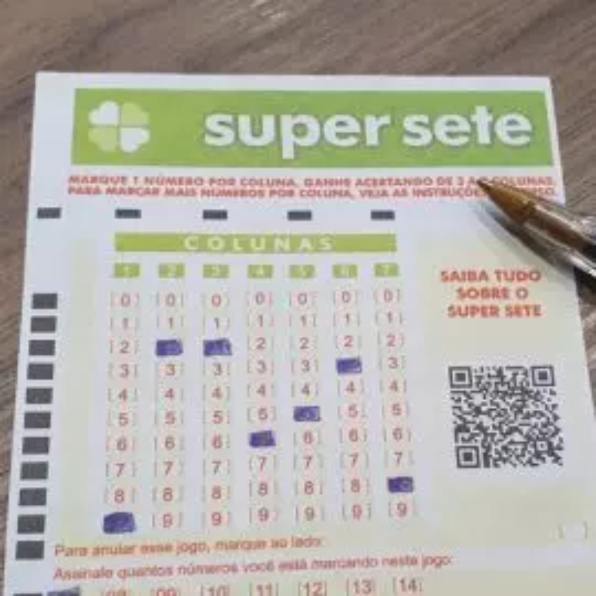 Super Sete 523 - Loterias
