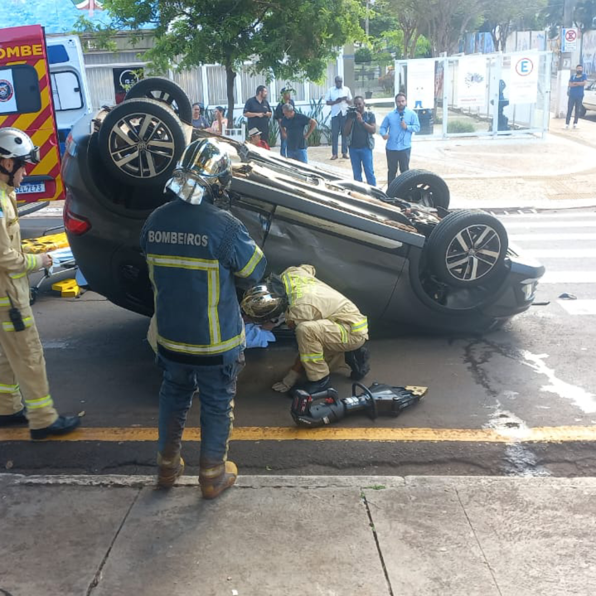  A vítima que ligou para o socorro médico 