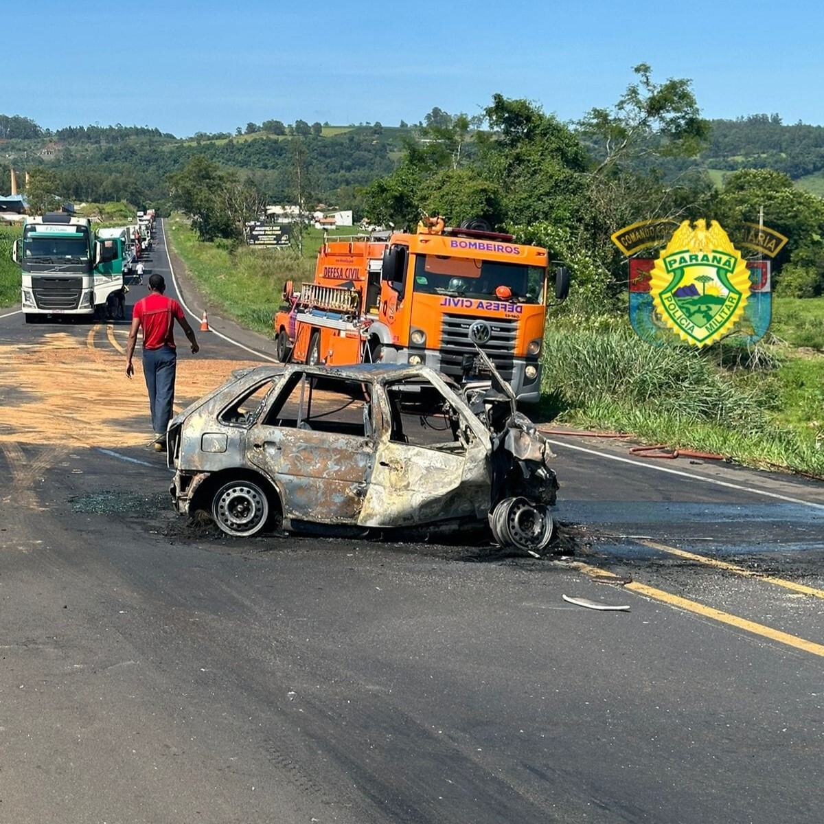  Jovem morre em acidente no Norte do Paraná 