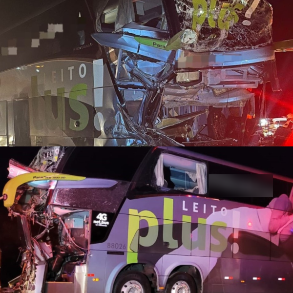  O homem era passageiro dos dois ônibus que bateram contra caminhões, na PR-444 