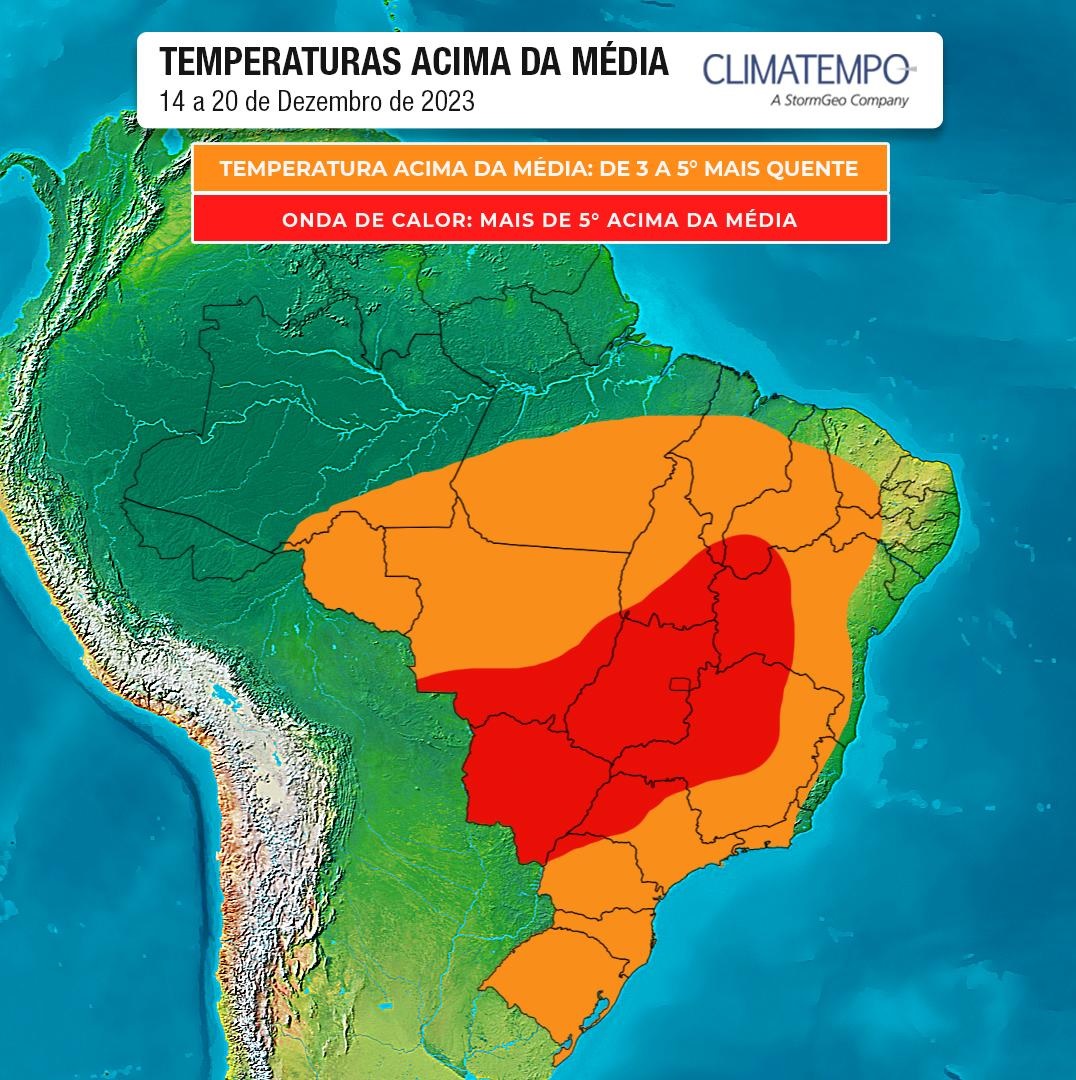  Temperaturas devem superar 40°C em nova onda de calor; veja regiões afetadas 