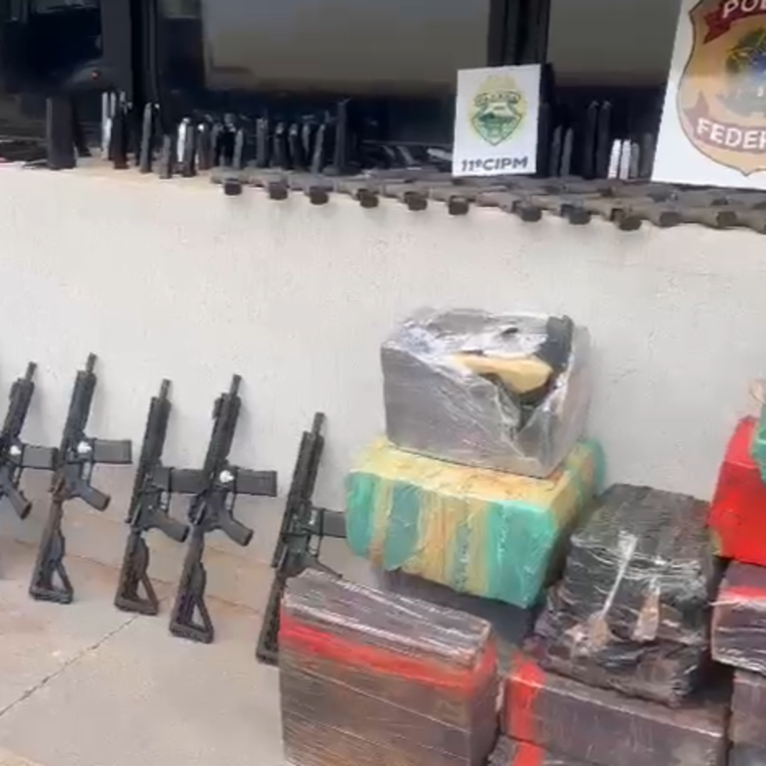  Drogas e armas apreendidas em Cambé 