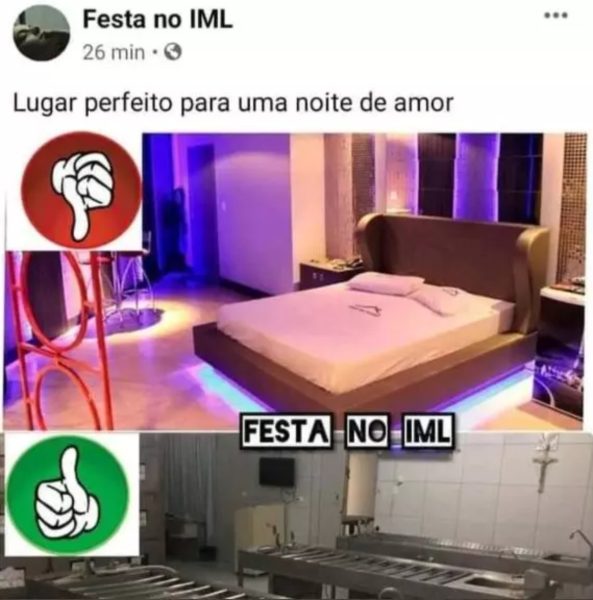 Festa no IML: Pesquisa por vídeos de homens violentando mulheres mortas aumenta