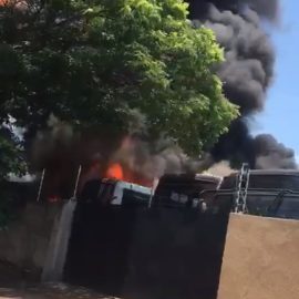 incêndio ônibus transporte coletivo