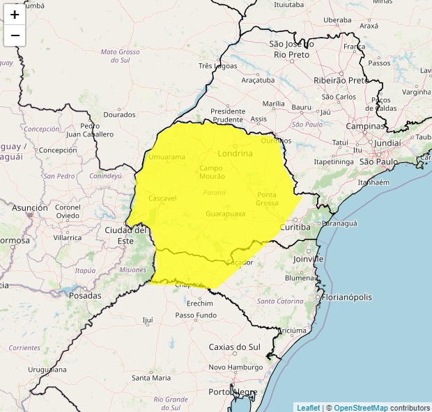  Maringá entra em área de perigo para chuvas intensas, diz Inmet; veja previsão 