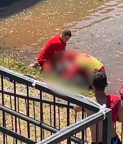 resgate de homem afogado no rio paraná