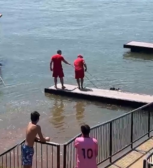 resgate de homem afogado no rio paraná