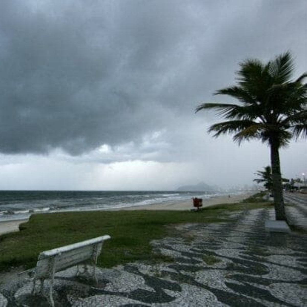  Previsão de chuva para a virada de ano no litoral 