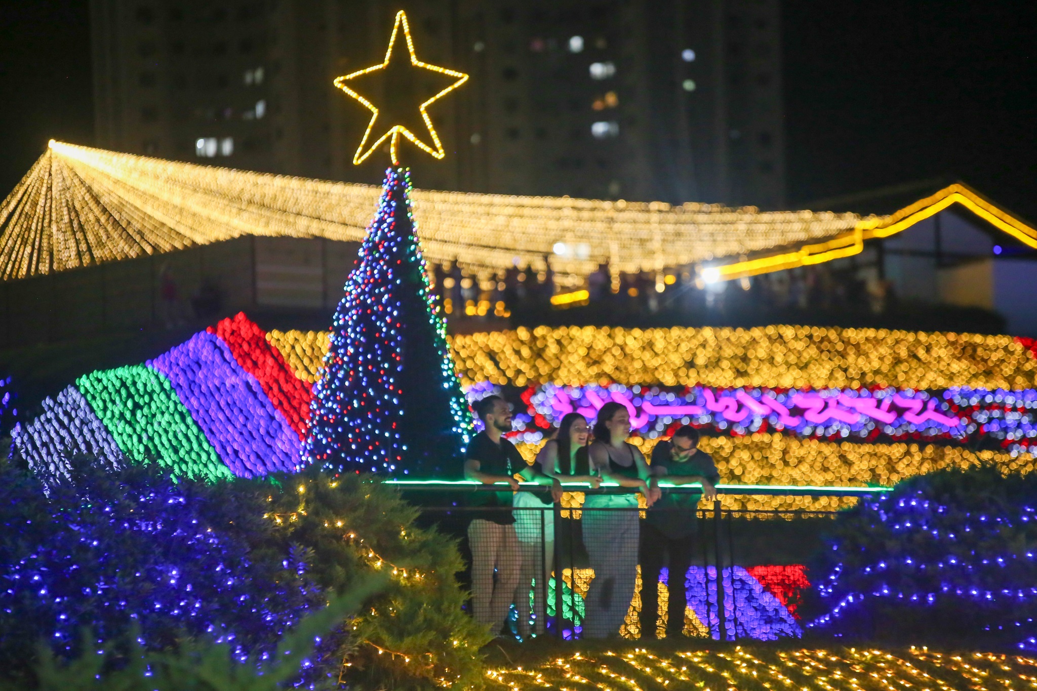 decoração de natal luzes