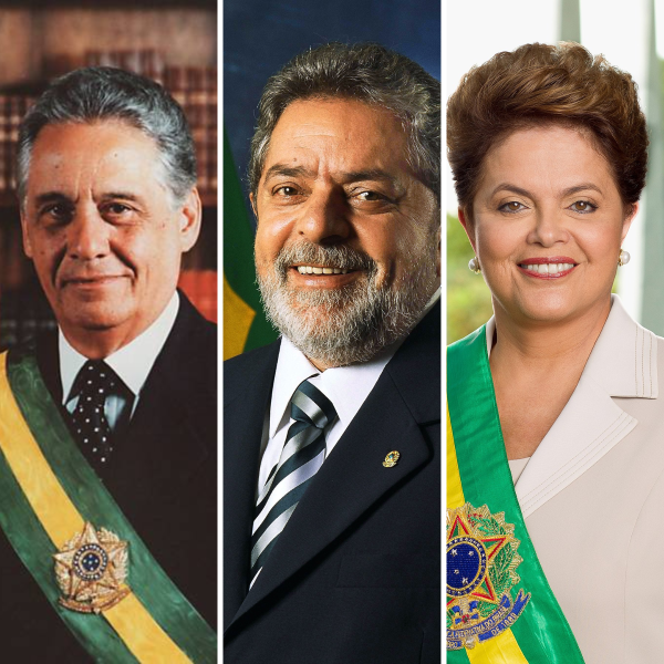 FHC, Lula e Dilma foram reeleitos