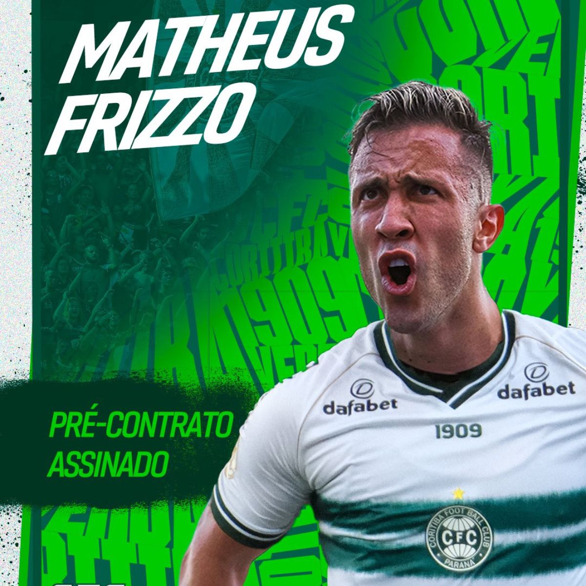  Coritiba anuncia a contratação de Matheus Frizzo 