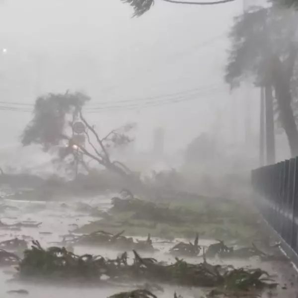 Calorão e fortes chuvas atingem o Paraná